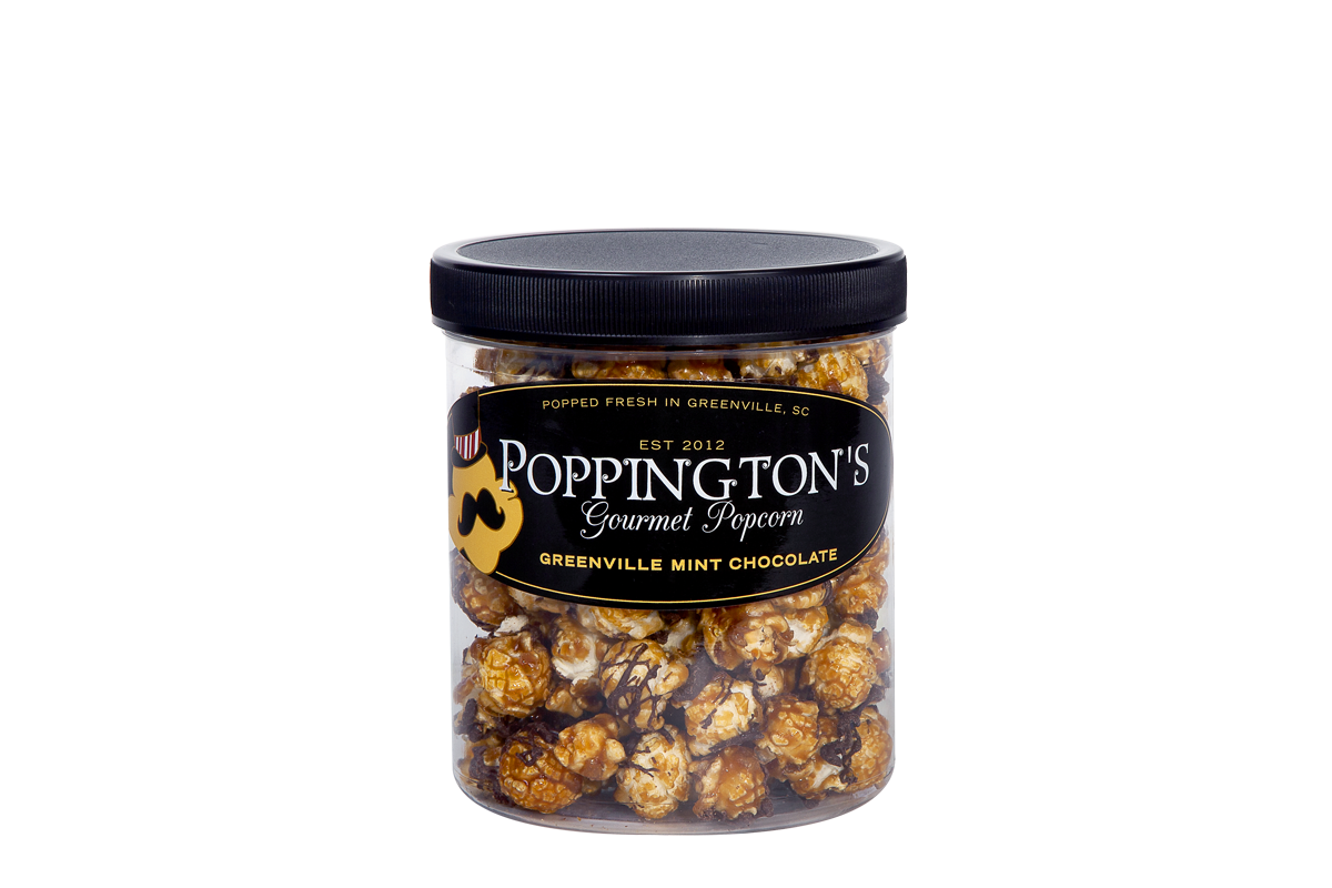 Greenville Mint Chocolate Caramel Popcorn by Poppington's Gourmet Popcorn - Poppington's Gourmet Popcorn