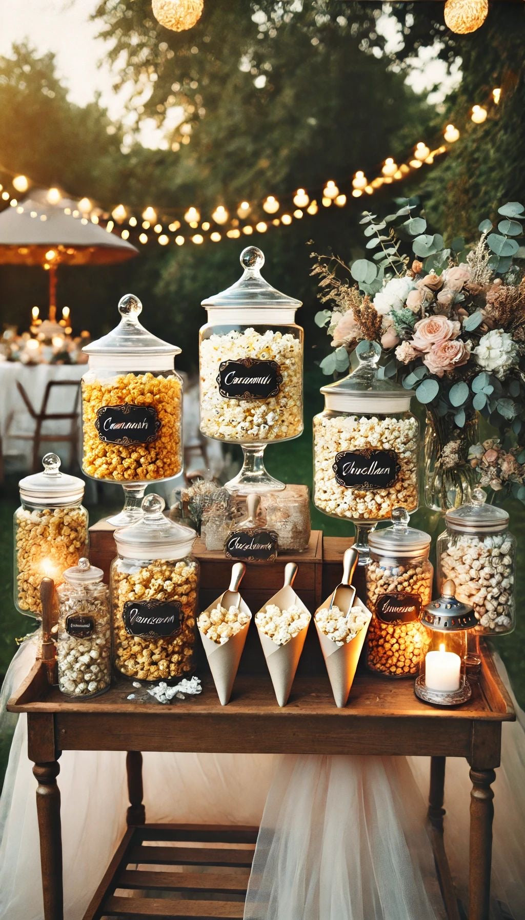 Gourmet Popcorn Station