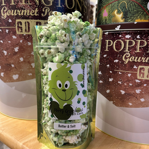 Green Salt "Grinch Corn" for Christmas!