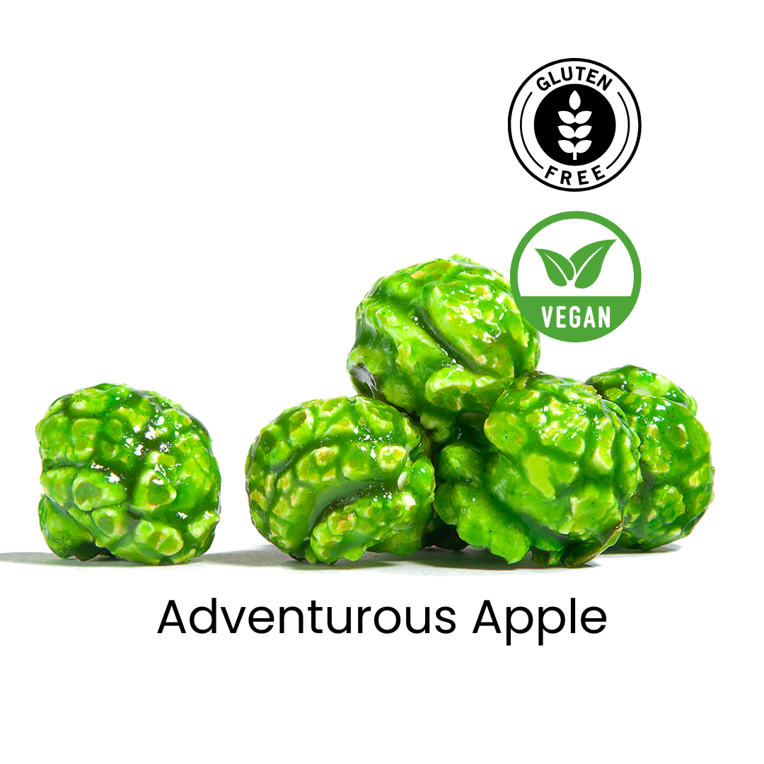 Adventurous Apple | Candy Popcorn | Vegan | Nut Free | Dairy Free