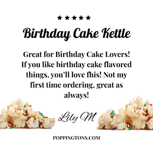 Birthday Cake Kettle Corn | Gluten Free
