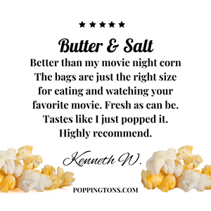 Butter & Salt | Movie Theatre Style | Gluten Free