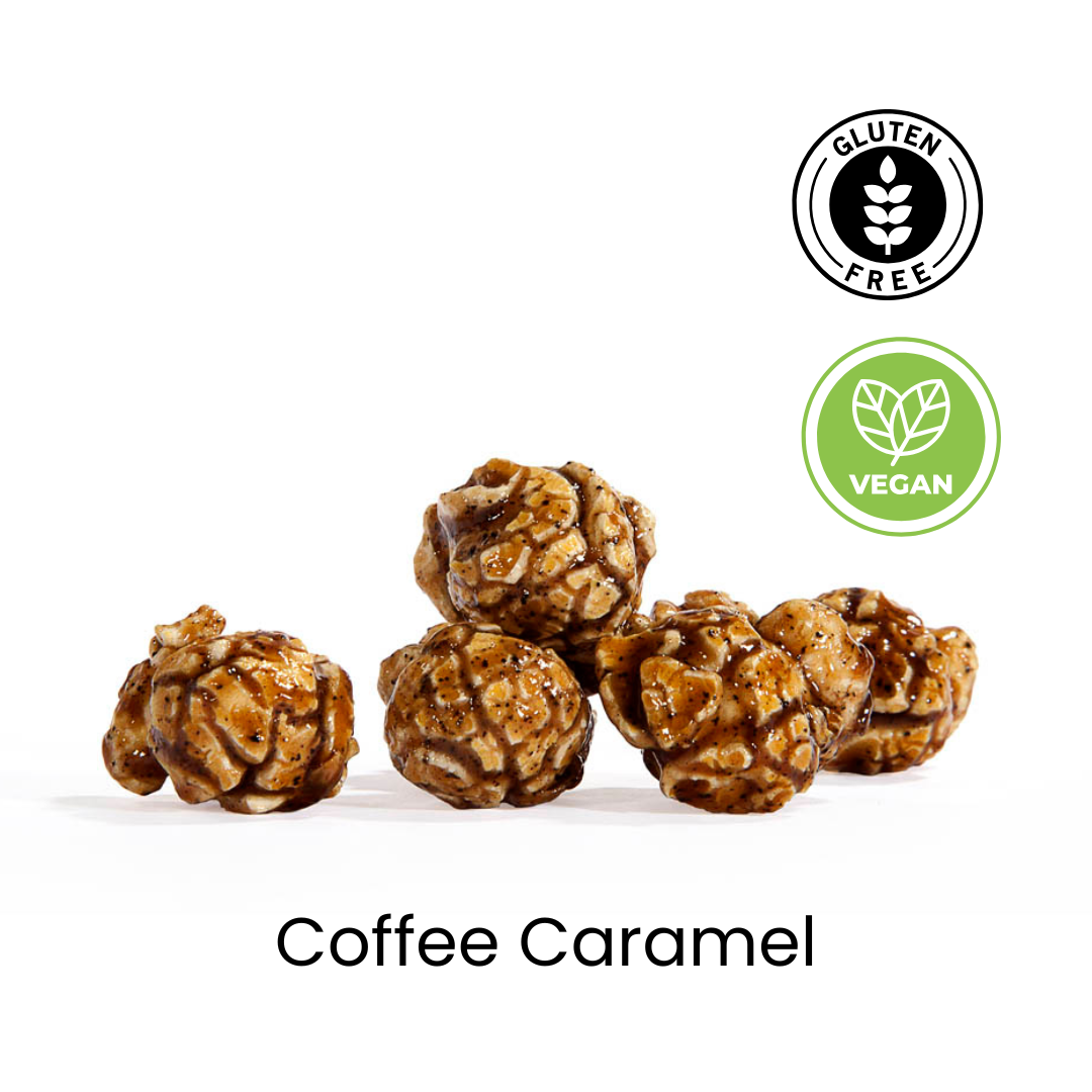 Coffee Caramel  Gourmet Popcorn | Vegan | Dairy-Free | Gluten Free