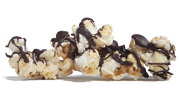 Dark Chocolate Drizzled Kettle Korn by Poppington's Gourmet Popcorn