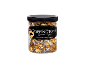 Tuxedo White Milk Chocolate Caramel by Poppington's Gourmet Popcorn