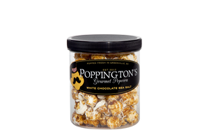 White Chocolate Sea Salt Caramel from Poppington's Gourmet Popcorn
