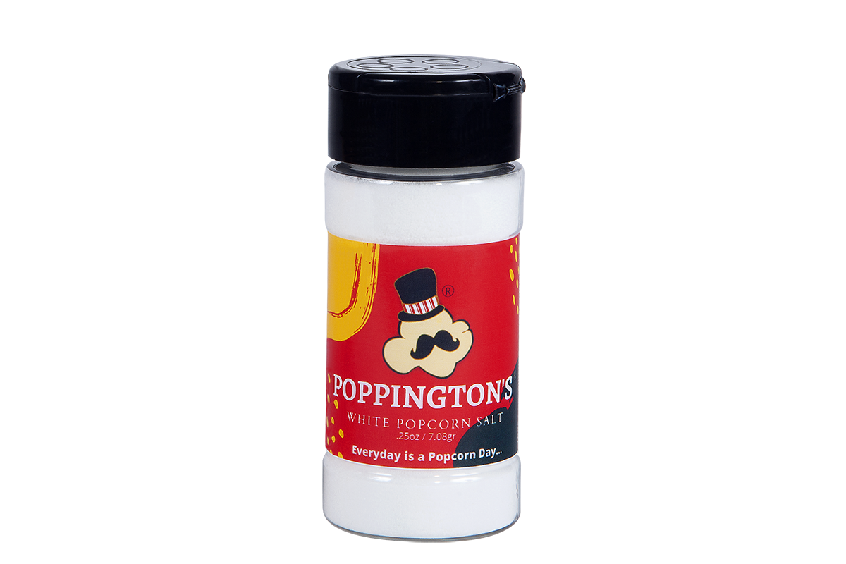 White Popcorn Salt by Poppington's - Poppington's Gourmet Popcorn